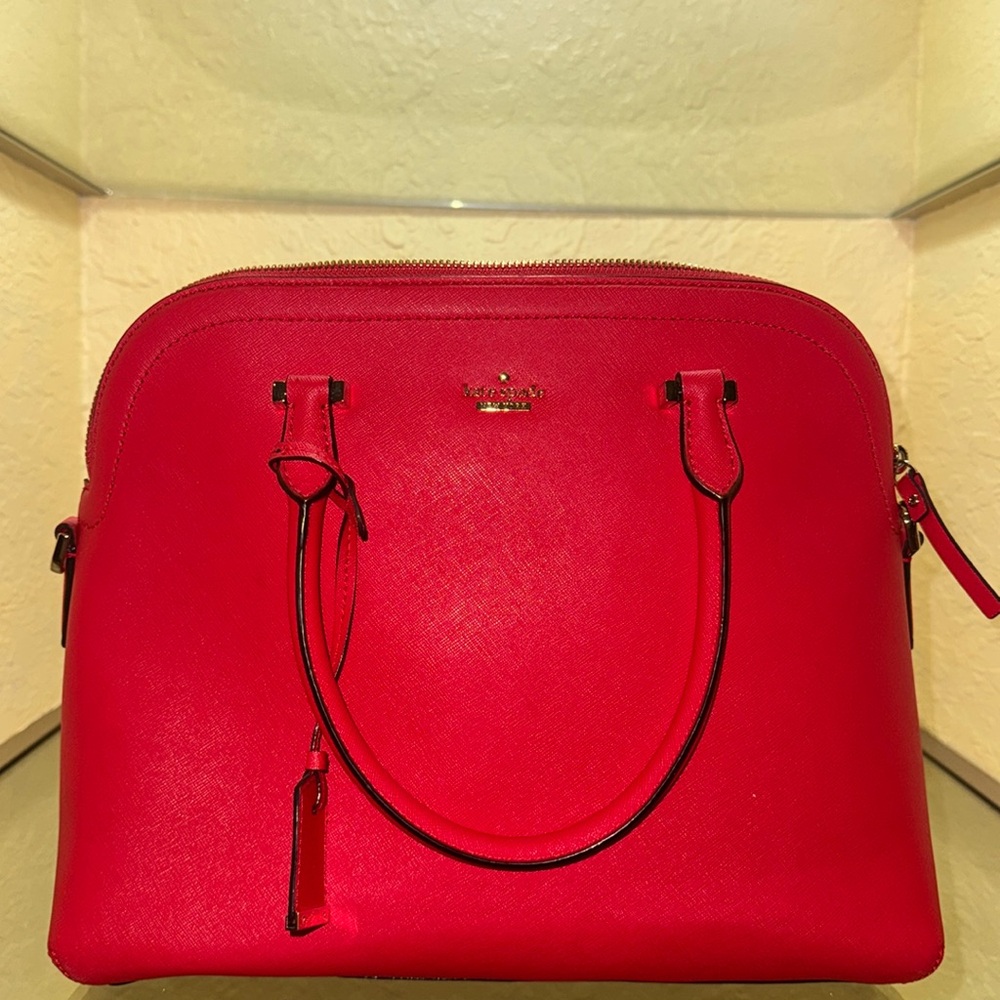 Kate Spade color Rooster Red Cameron Street Margot Handbag